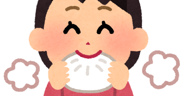 food_nikuman_taberu_girl